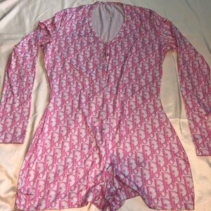 “Dior” pajama onsie